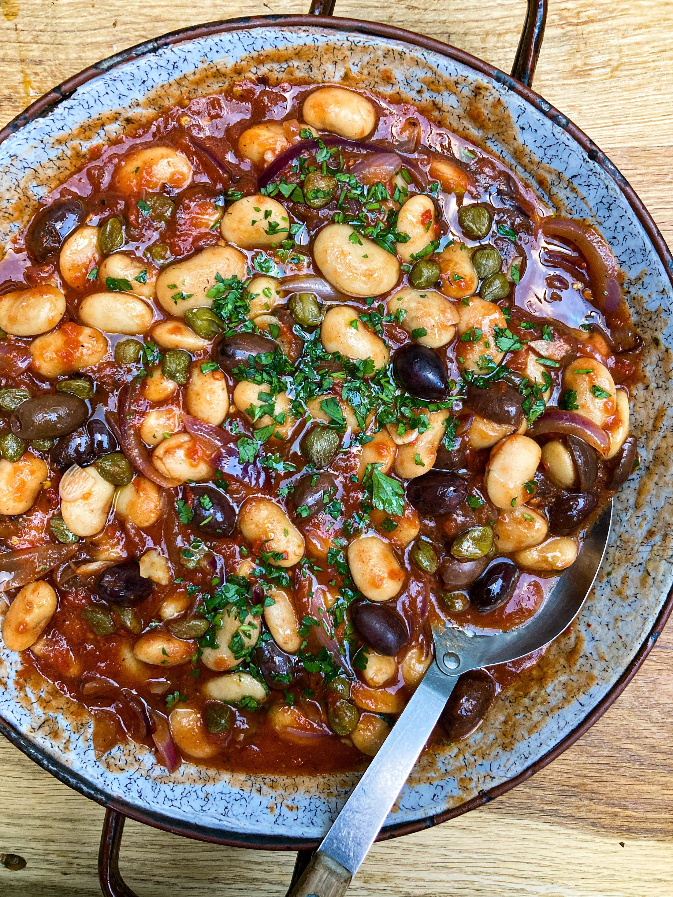 Butter Bean Puttanesca