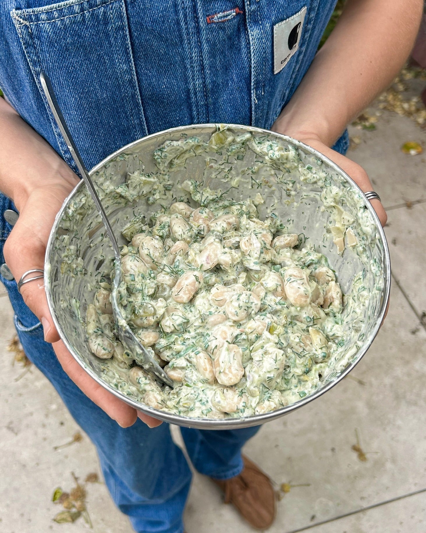 Creamy Butter Bean "Potato" Salad