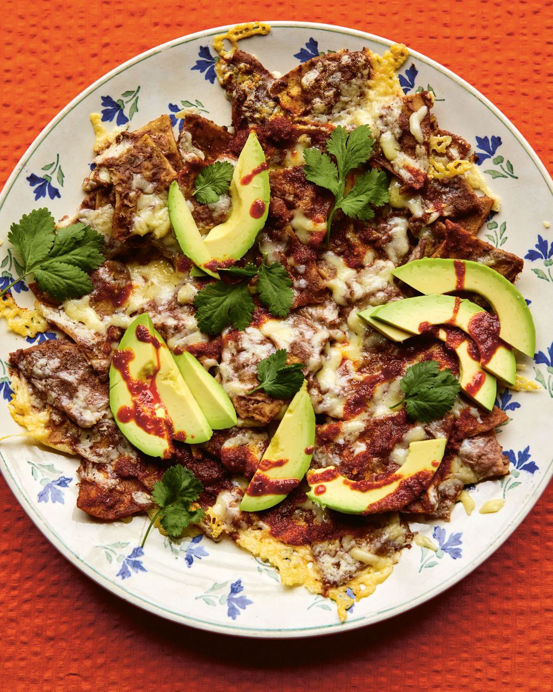  Warm Nachos with Grilled Cheddar + Black Bean Cream 