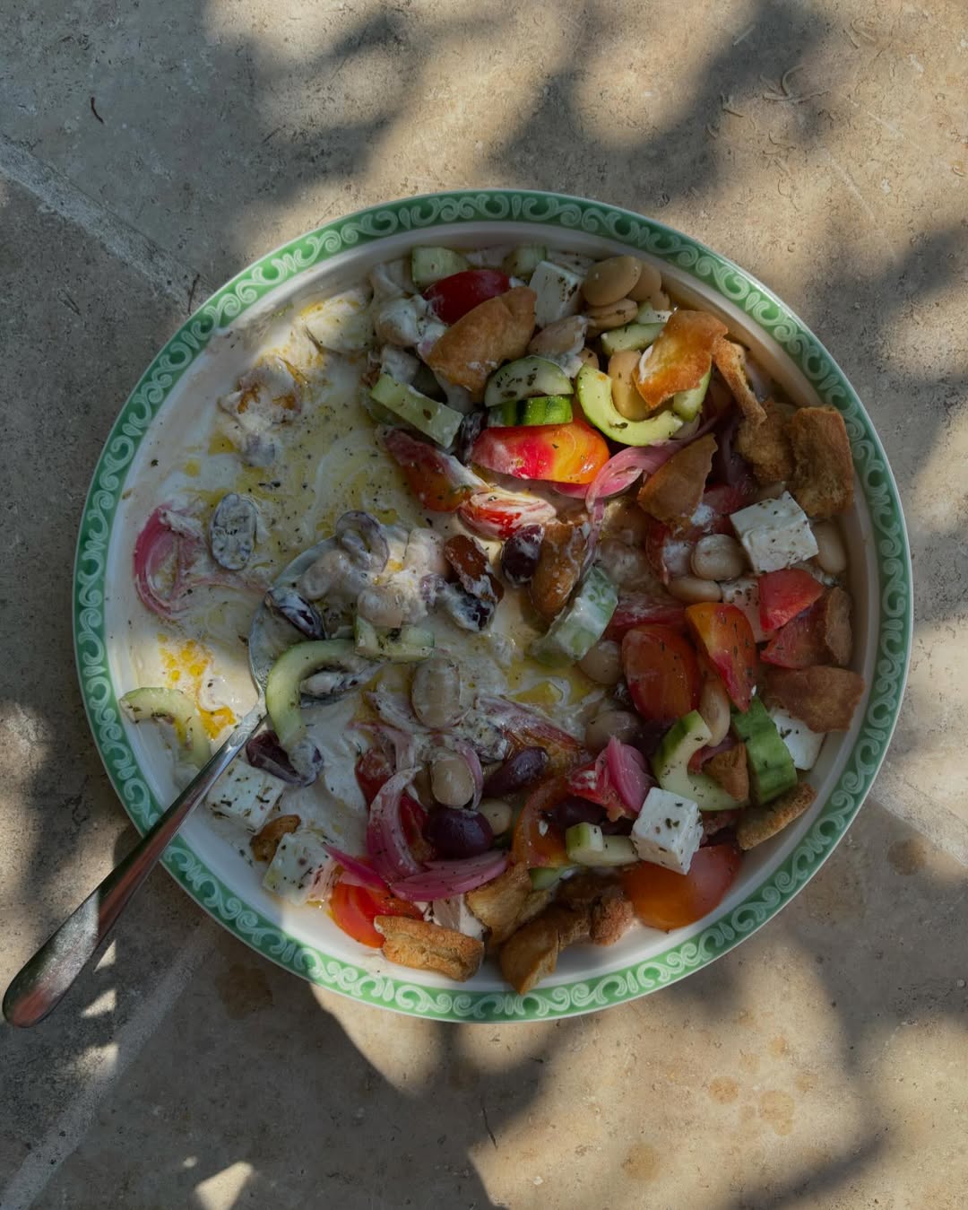 Greek-Style Butter Bean Salad Greek-Style Butter Bean Salad